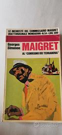 Libro Simeon vintage inchieste Maigret
