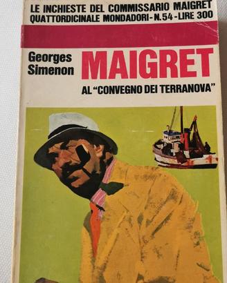 Libro Simeon vintage inchieste Maigret