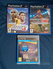 Lotto 3 videogiochi PS2 e PS3