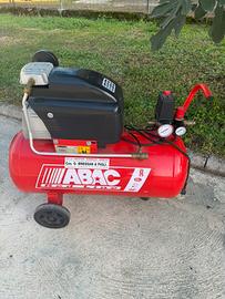 Compressore aria elettrico abac red line 50 litri