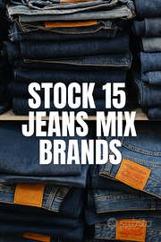 Stock 15 jeans Mix Brands - Man & Woman