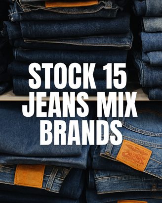 Stock 15 jeans Mix Brands - Man & Woman