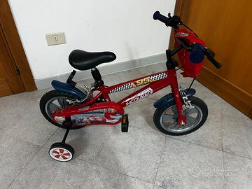 Bicicletta per bambini Disney Cars, taglia 12