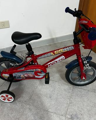 Bicicletta per bambini Disney Cars, taglia 12
