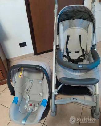 Trio carrozzina passeggino ovetto chicco love up
