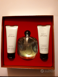 Kit acqua di gioia Armani E.d.p. 100 originale