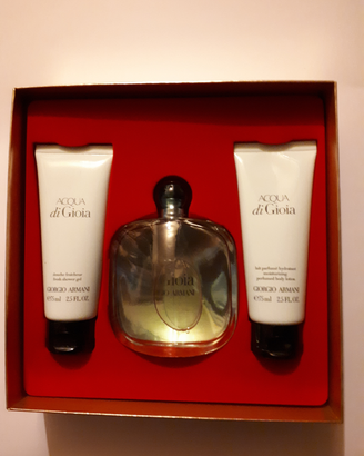 Kit acqua di gioia Armani E.d.p. 100 originale