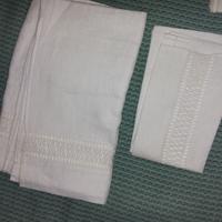 6 pezzi asciugamani siciliani antichi 1950