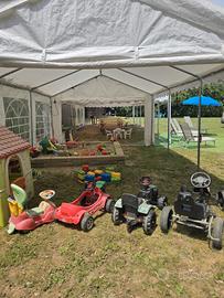 Terreno giardino attrezzato per feste ed eventi 