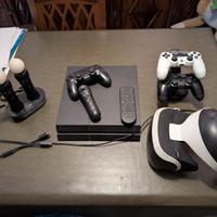 Ps4 con PSVR + 2 controller +2 move+telecomando BD