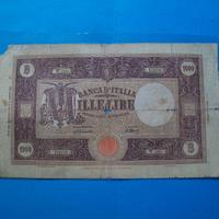1000 lire grande M banconota del 18 gennaio 1947