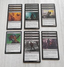 Mazzo carte Magic Mono Nero ZOMBIE mtg