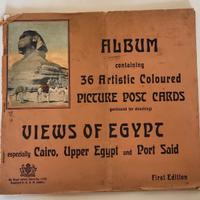 ALBUM CARTOLINE DALL' EGITTO 1910 - VERA RARITA'