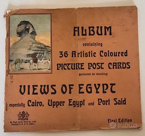 ALBUM CARTOLINE DALL' EGITTO 1910 - VERA RARITA'