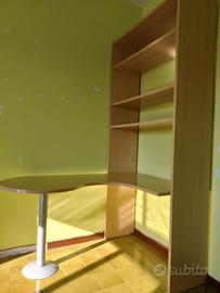 scrivania ad angolo con libreria integrata NO IKEA