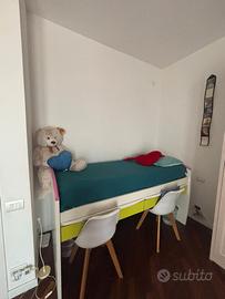letto a castello nano + libreria e mensola ikeaia 