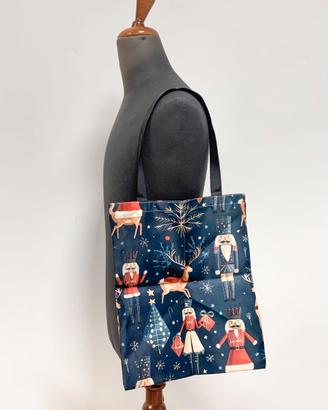 Shopper Natalizio in Tessuto resistente Borsa