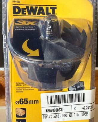 Punta Forstner 65 mm Dewalt