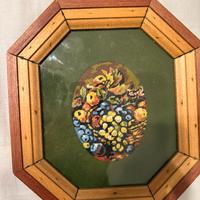 Quadro ricamato a punto croce
