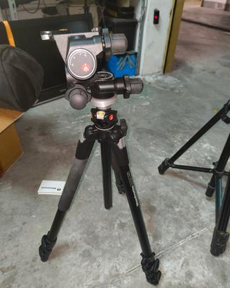 Treppiedi Manfrotto 190XPROB + testa 410 Junior