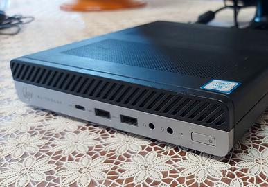 Pc mini HP intel i5 quad-core 7400k 8GB SSD-512.