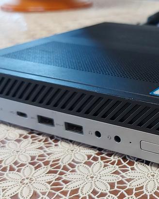 Pc mini HP intel i5 quad-core 7400k 8GB SSD-512.