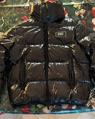 Dsquared 2 - piumino da uomo nero lucido nuovo