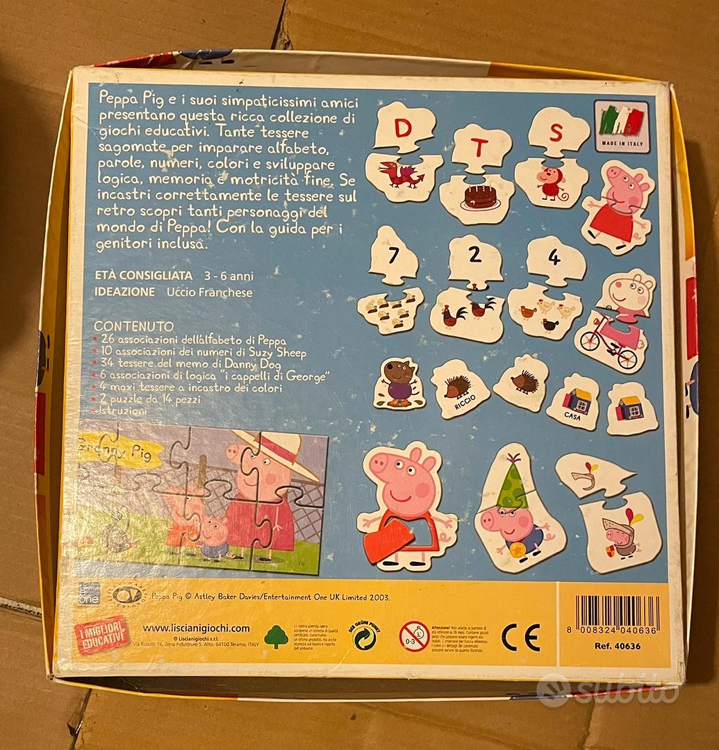 Liscianigiochi 40636 - Peppa Pig Raccolta di Giochi Educativi