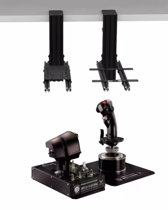 Thrustmaster Joystick +  doppia manetta + supporti