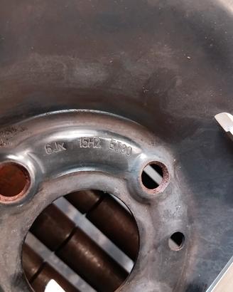 Cerchi in ferro da 15" Fiat
