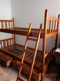 Letto a castello Artigianale.