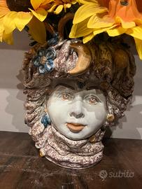 VASO IN MAIOLICA ALESSI DI CATAGIRONE