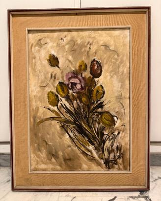 Dipinto Luigi Ferrata 1977 olio su tela firmato