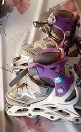 Pattini a rotelle in linea 35/38 bambina