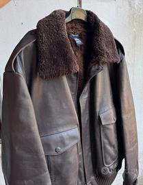 Giubbotto vintage pelle Gant.