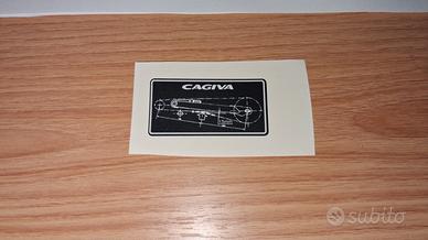 Adesivo Regolazione catena CAGIVA