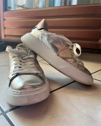 Scarpe donna Philippe Model argento 36