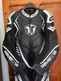 Tuta Moto Ravenna  in Pelle Intera L PARI AL NUOVO