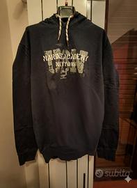 felpa con cappuccio blu navy linea Keyup Ath