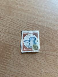 Francobollo Castello di Rovereto 500 Italia Roma