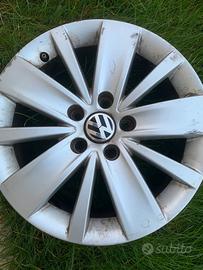 Cerchi in lega vw da 16 pollici, foratura 5x112