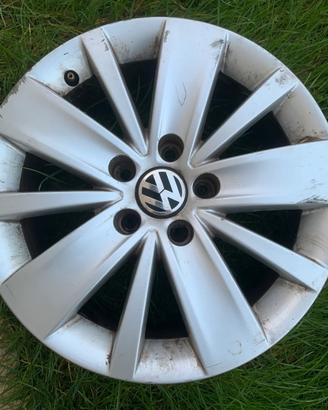 Cerchi in lega vw da 16 pollici, foratura 5x112