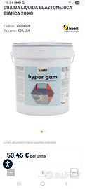 guaina liquida elastomerica bianca  20 kg