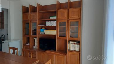 Mobile soggiorno in legno massello di castagno