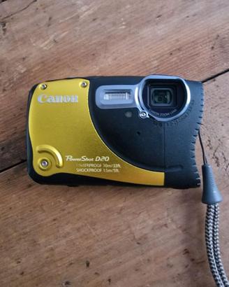 Canon PowerShot D20 fotocamera gialla/nera