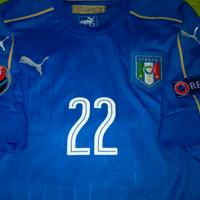 Maglia figc el shaarawy puma con dedica patch tg.l