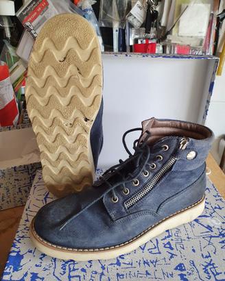 Scarpe MOMINO scamosciate blu n°38 ragazzo