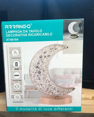 Lampada da tavolo decorativa ricaricabile