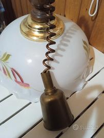 lampadario con luce fluorescente