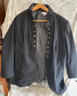 Giacca con bottoni decorativi chiusura cerniera